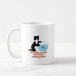 Caneca De Café Fishbowl Cat