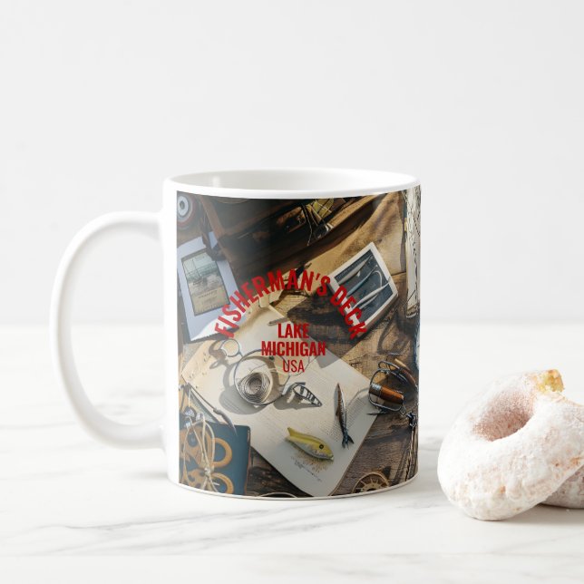 Caneca De Café Fisherman’s Deck Mug (Com Donut)