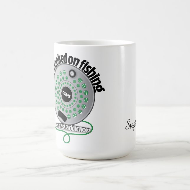 Caneca De Café Fishing Is My Reel Addiction (Centro)