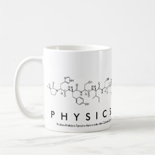 Caneca De Café FísicaPimentos de peptídeos do professor
