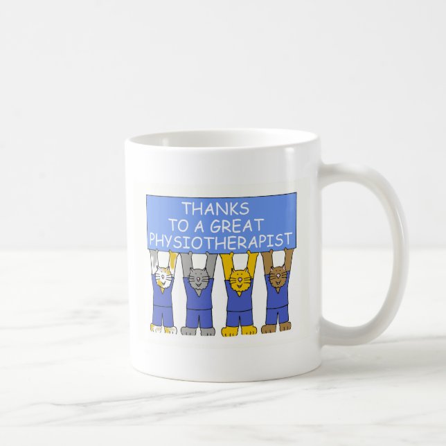 Caneca De Café Fisioterapeuta dos obrigados (Direita)