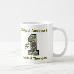 Caneca De Café Fisioterapeuta V5q do número um