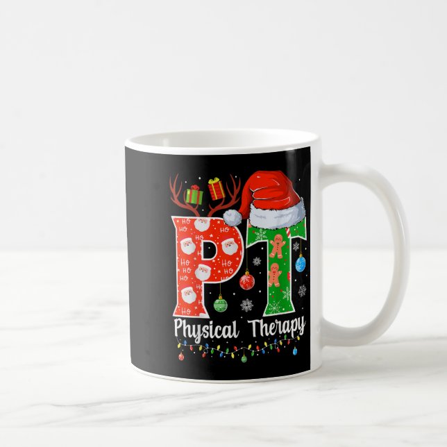 Caneca De Café Fisioterapia de Natal Pt Christmas Fisioterapia de (Direita)