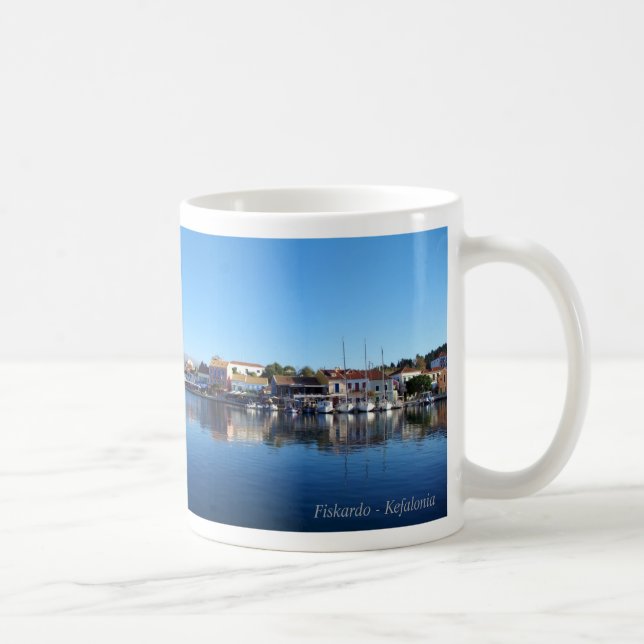 Caneca De Café Fiskardo - Kefalonia (Direita)