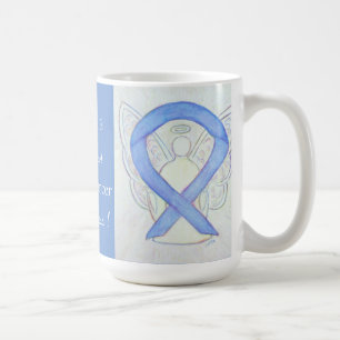 Caneca De Café Fita Angel Mug de consciência do Cancer gástrico