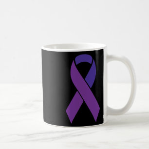 Caneca De Café Fita Apoio Sobrevivente Conscientização Alzheimerh