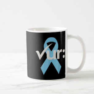 Caneca De Café Fita azul de conscientização sobre câncer de cólon