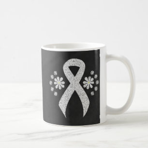 Caneca De Café Fita Branca de Sensibilização do Quadro