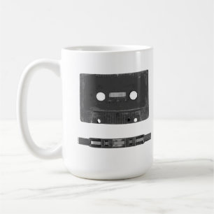 Caneca De Café Fita cassete de áudio retrô