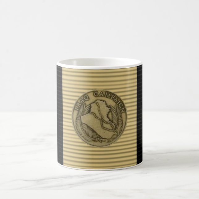 Caneca De Café Fita da campanha de Iraque (Centro)