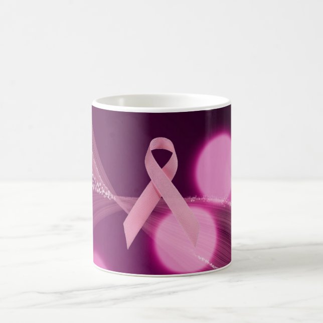 Caneca De Café Fita de câncer de mama (Centro)