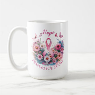 Caneca De Café Fita de Consciência do Cancer da Mama
