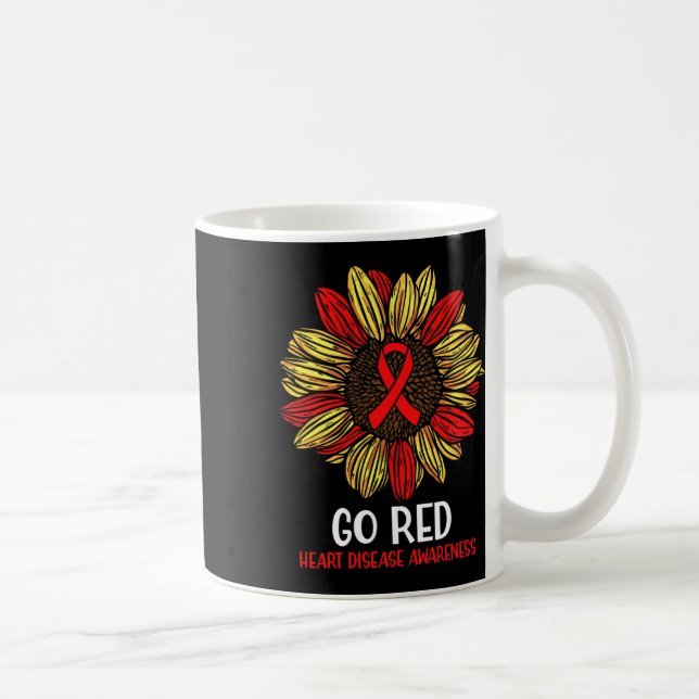 Caneca De Café Fita de Girassol (Direita)