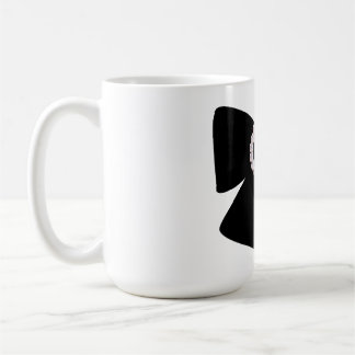 Caneca De Café fita de pérola preta