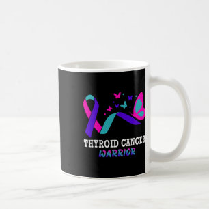 Caneca De Café Fita do Guerreiro do cancer Sobrevivente da Borbol