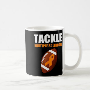 Caneca De Café Fita Laranja do Futebol Conscientização da Esclero