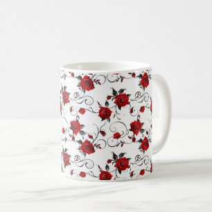 Caneca De Café Fita Romântica Romântica Chic Cuta Elegante