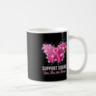 Caneca De Café Fita Rosa de Consciência do Cancer de Mama de Supo