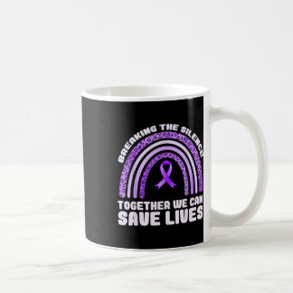 Caneca De Café Fita Roxa de Conscientização sobre Superdose Depen