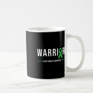 Caneca De Café Fita Verde de Recuperação do Guerreiro de Sensibil