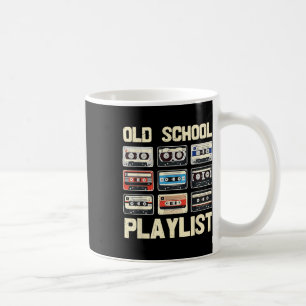Caneca De Café Fita Vintage Cette Música Retrô Anos 80 90 Playlis