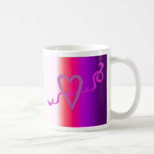 Caneca De Café Fitas de Amor