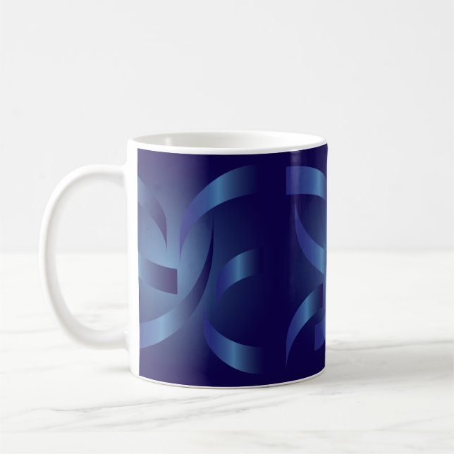 Caneca De Café fitas de safira (Esquerda)