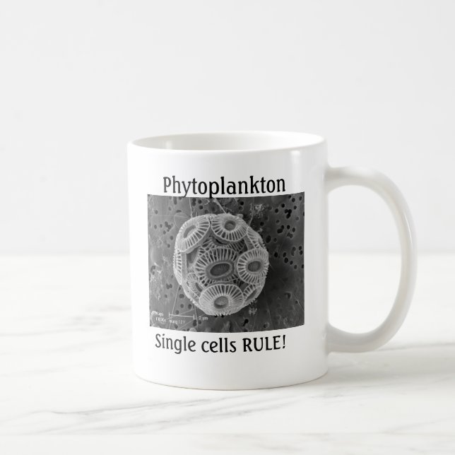 Caneca De Café Fitoplâncton, única REGRA das pilhas! (Direita)