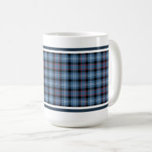 Fitzgerald Tartan Pattern Blue Irish Xadrez