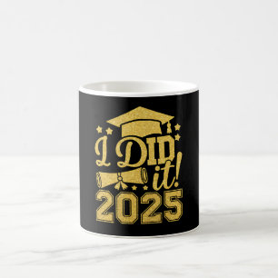 Caneca De Café Fiz A Classe De Graduação De Formando De 2025 Em 2