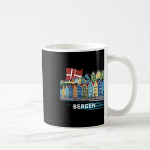 Caneca De Café Fjord Bergen Noruega Fantasia Fiordes da Noruega H