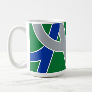 Caneca De Café Flag of Albany, Oregon