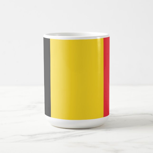 Caneca De Café Flag of Belgium (Centro)