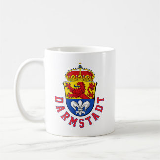 Caneca De Café Flag of Darmstadt, Germany