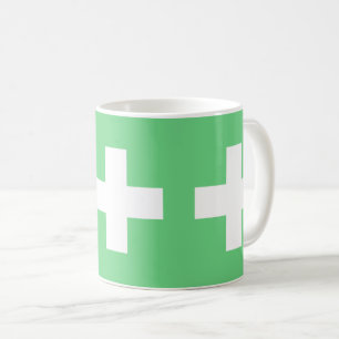 Caneca De Café Flag of Switzerland modified - Suíça Suisse -