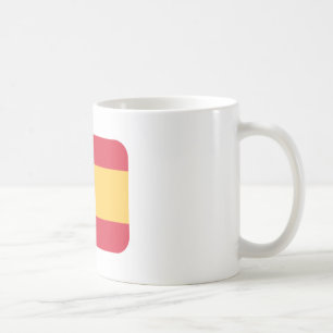 Caneca De Café Flag spain Twitter emoji