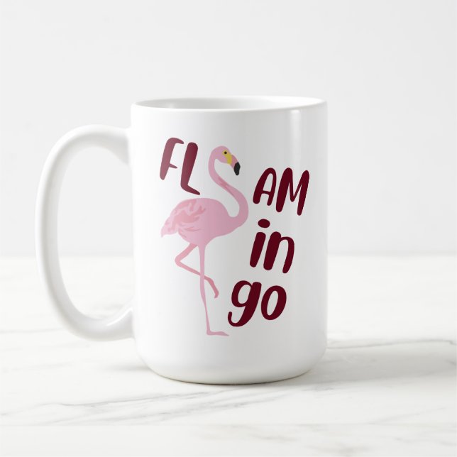 Caneca De Café Flamingo (Esquerda)