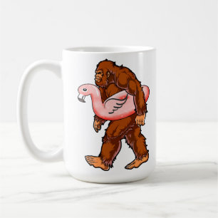 Caneca De Café Flamingo Bigfoot