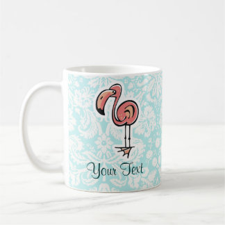 Caneca De Café Flamingo bonito dos desenhos animados