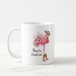 Caneca De Café Flamingo Coffee Mug "Nascer de Sair"