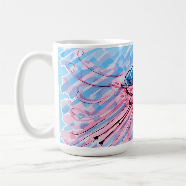 Caneca De Café Flamingo Hidratado (Esquerda)