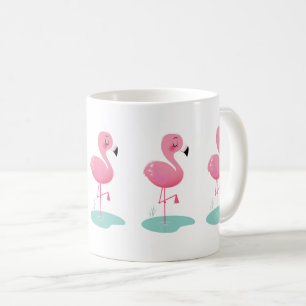 Caneca De Café Flamingo Mug, Cor-de-rosa,