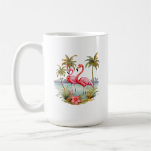 Caneca De Café Flamingo Mug Rosa