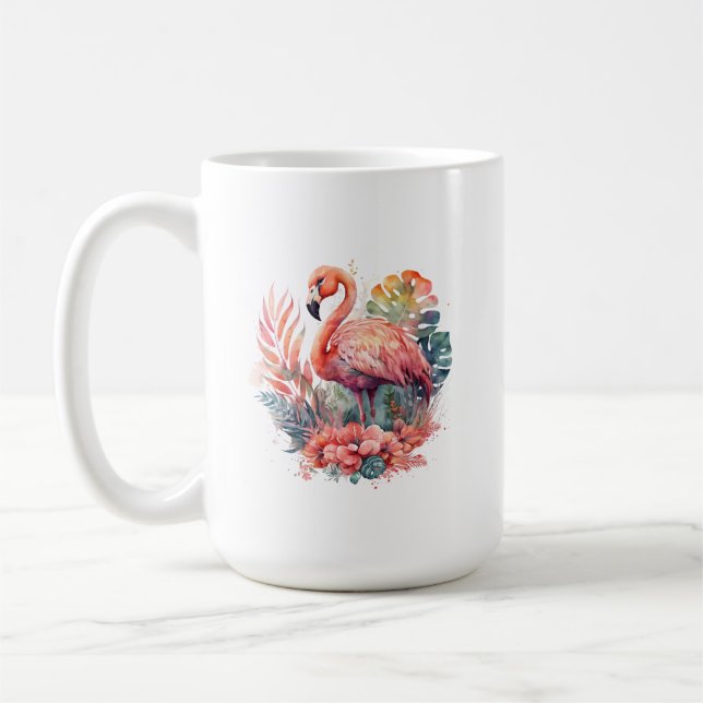 Caneca De Café Flamingo Mug Rosa (Esquerda)