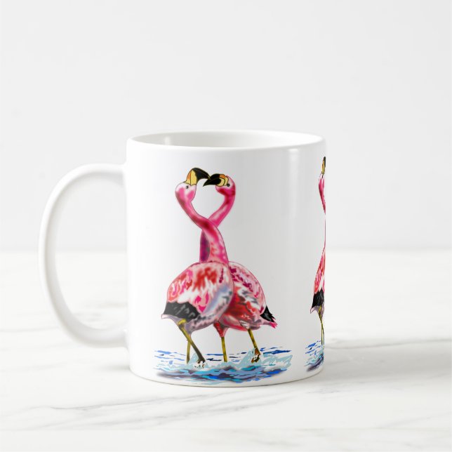 Caneca De Café Flamingo Mug Rosa (Esquerda)