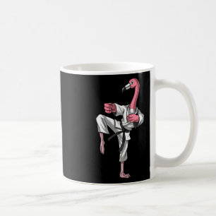Caneca De Café Flamingo Pássaro Karatê Kickboxing Kung Fu Ninja A