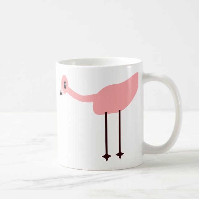Caneca De Café Flamingo Rosa (Direita)