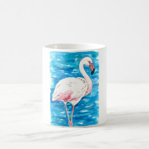 Caneca De Café flamingo rosa