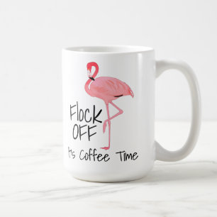 Caneca De Café Flamingo Rosa Engraçado Desligado
