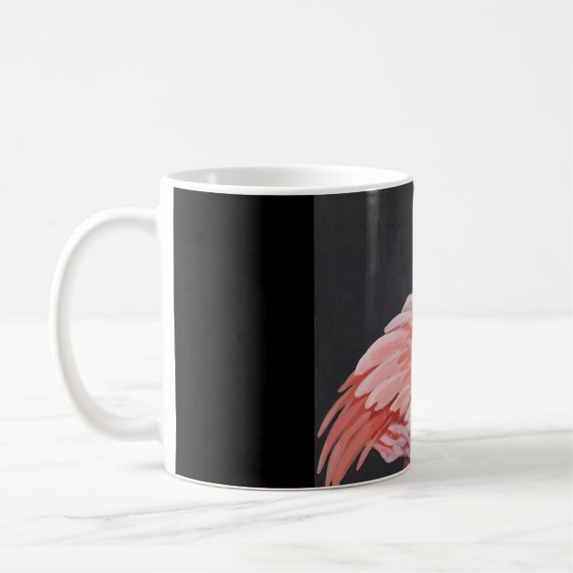 Caneca De Café Flamingo Rosa Quente (Esquerda)